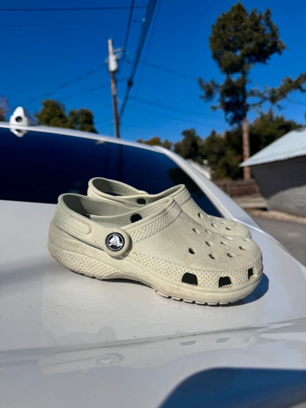 Crocs pastel kids size 1